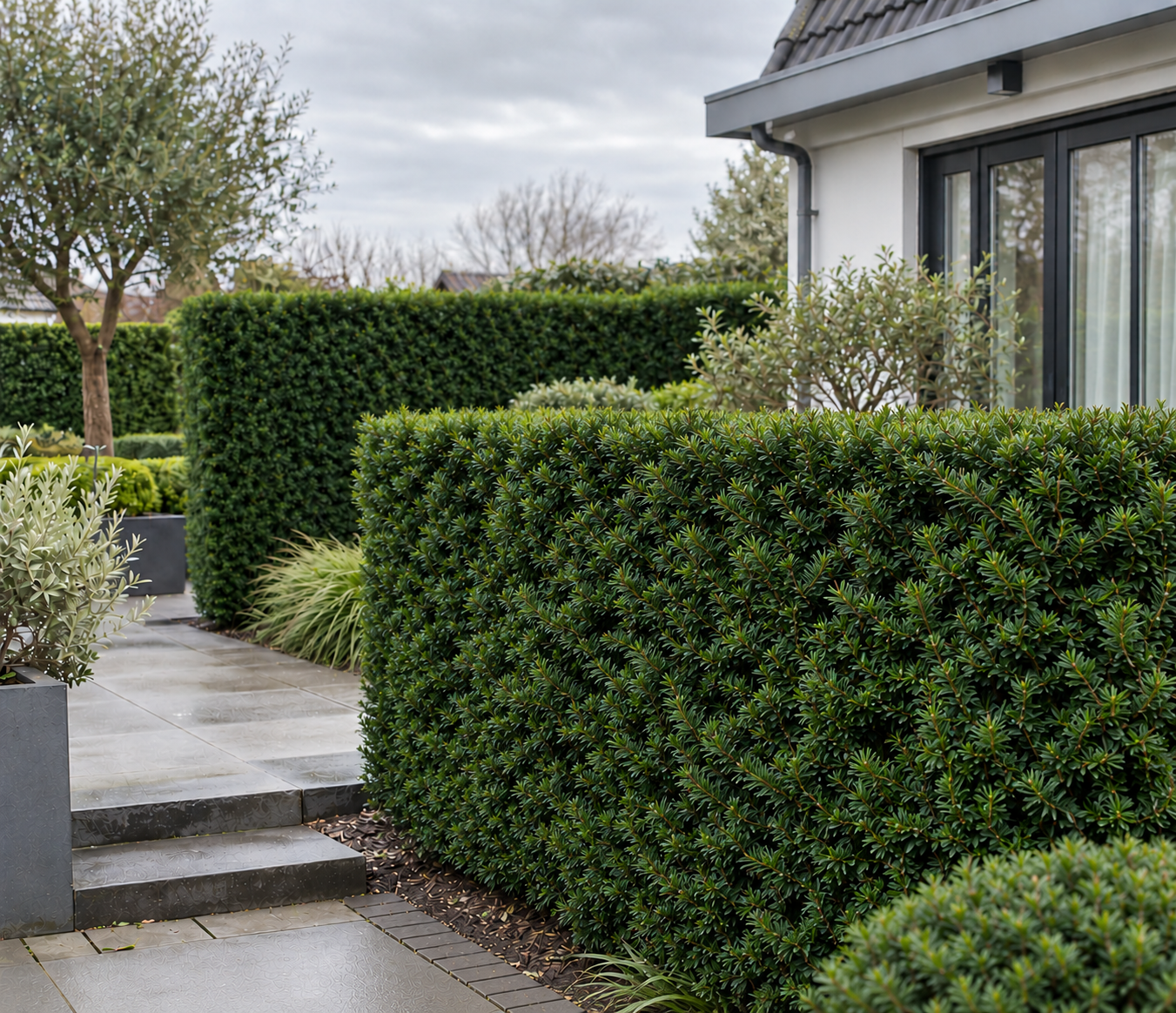Haie de Taxus prête à planter 150 cm